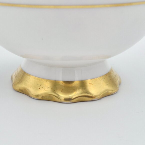 Royal Stafford Turquoise & Gold Acanthus Leaves Tea Cup & Saucer Bone China UK - Picture 11 of 13